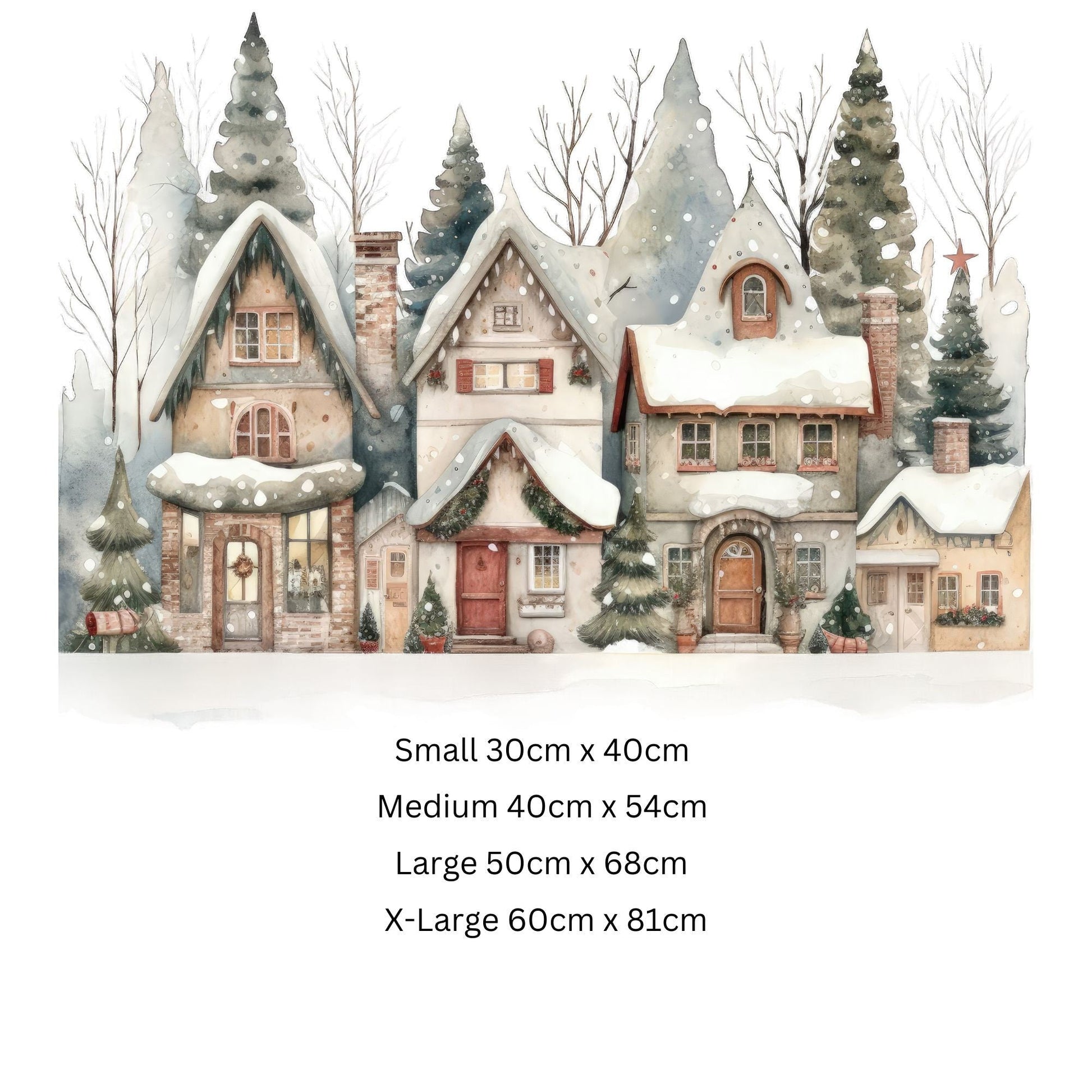 Christmas Window Sticker, Christmas Winter Scene Window Sticker, Double-Sided Reusable Christmas Window Sticker! Christmas Window Decal, Creative Windows