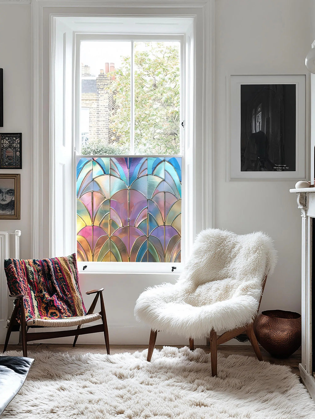 Locri Stained Glass Privacy Window Film Creative Windows