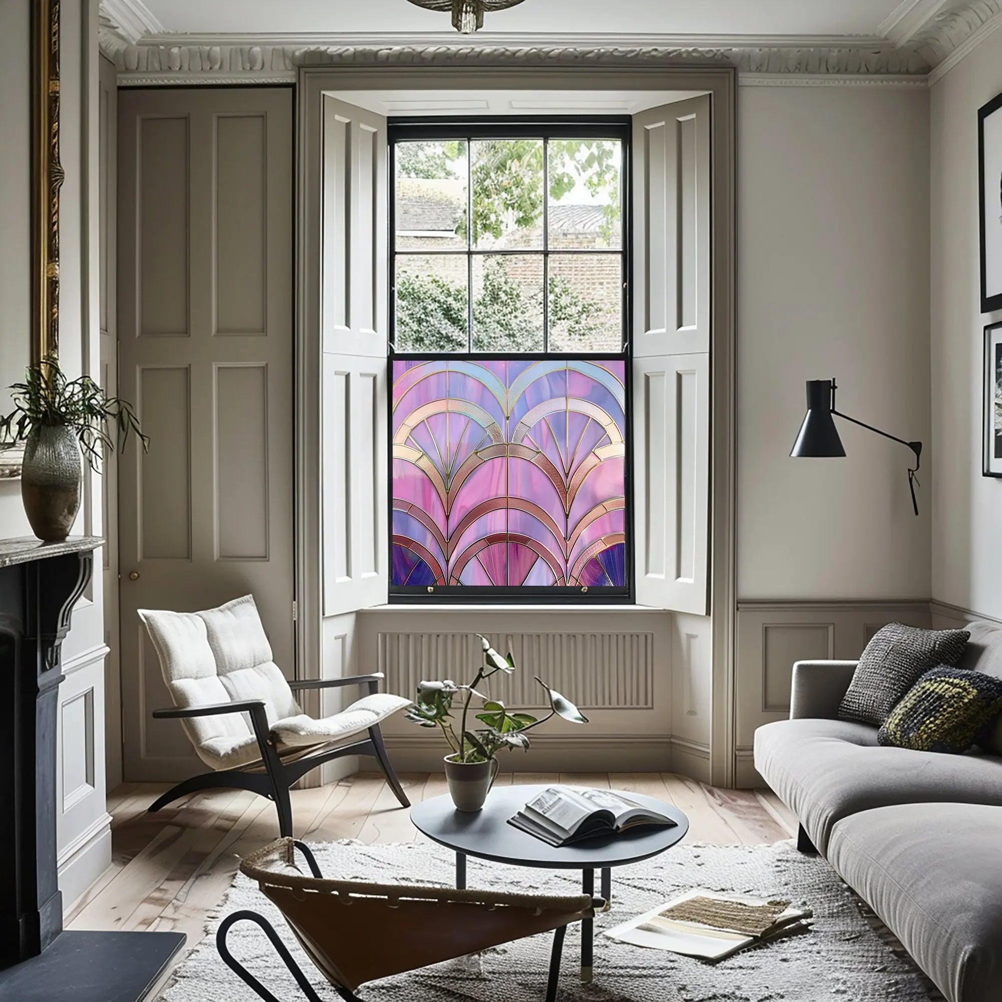 Valdastico Privacy Stained Glass Window Film Creative Windows