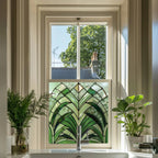 Art Deco Window Film: Armento Privacy Stained Glass Window Film Creative Windows