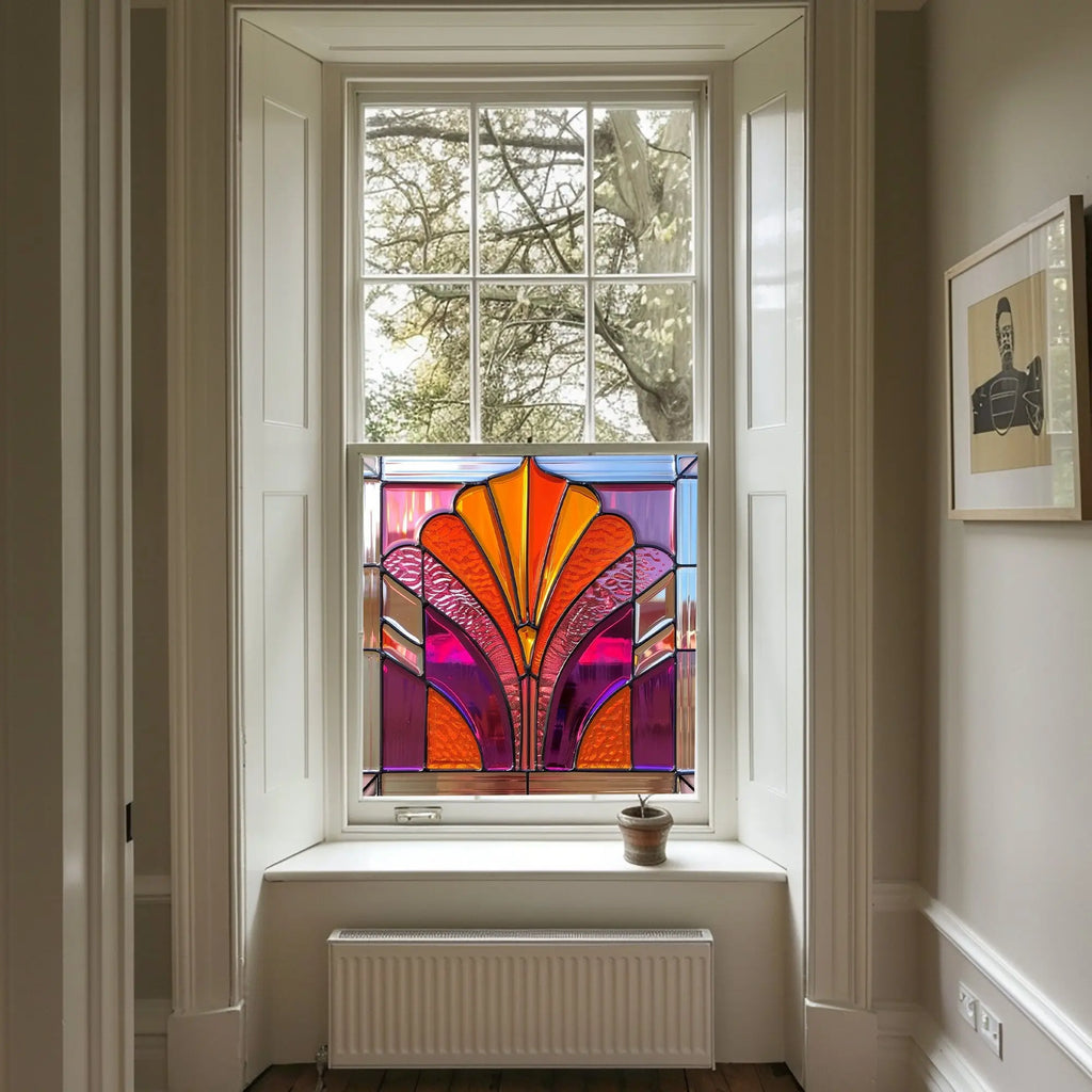 Vasto Stained Glass Privacy Window Film Creative Windows
