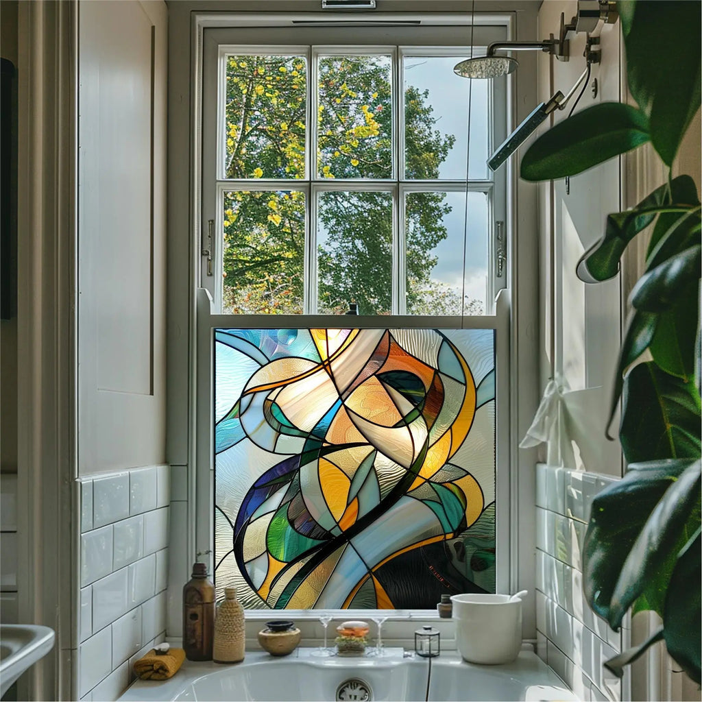 Aversa Stained Glass Privacy Window Film Creative Windows