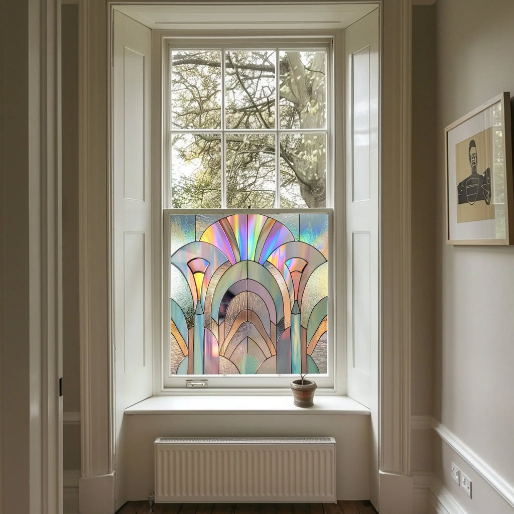 Irun Stained Glass Privacy Window Film Creative Windows
