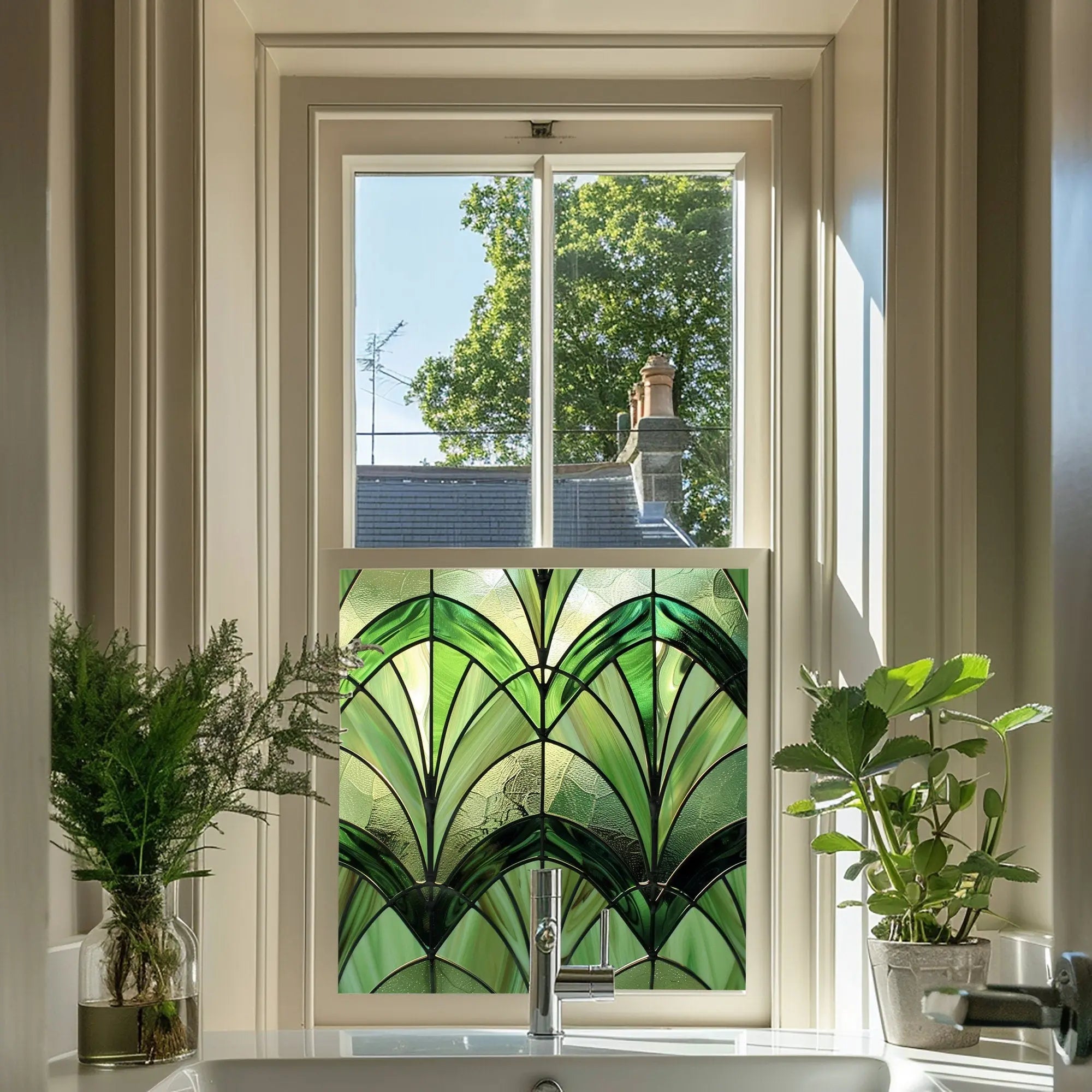 Bosaro Privacy Stained Glass Window Film Creative Windows
