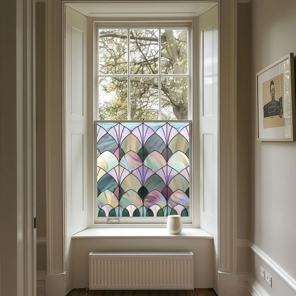 Nucetto Stained Glass Privacy Window Film: A Touch of Elegance Creative Windows