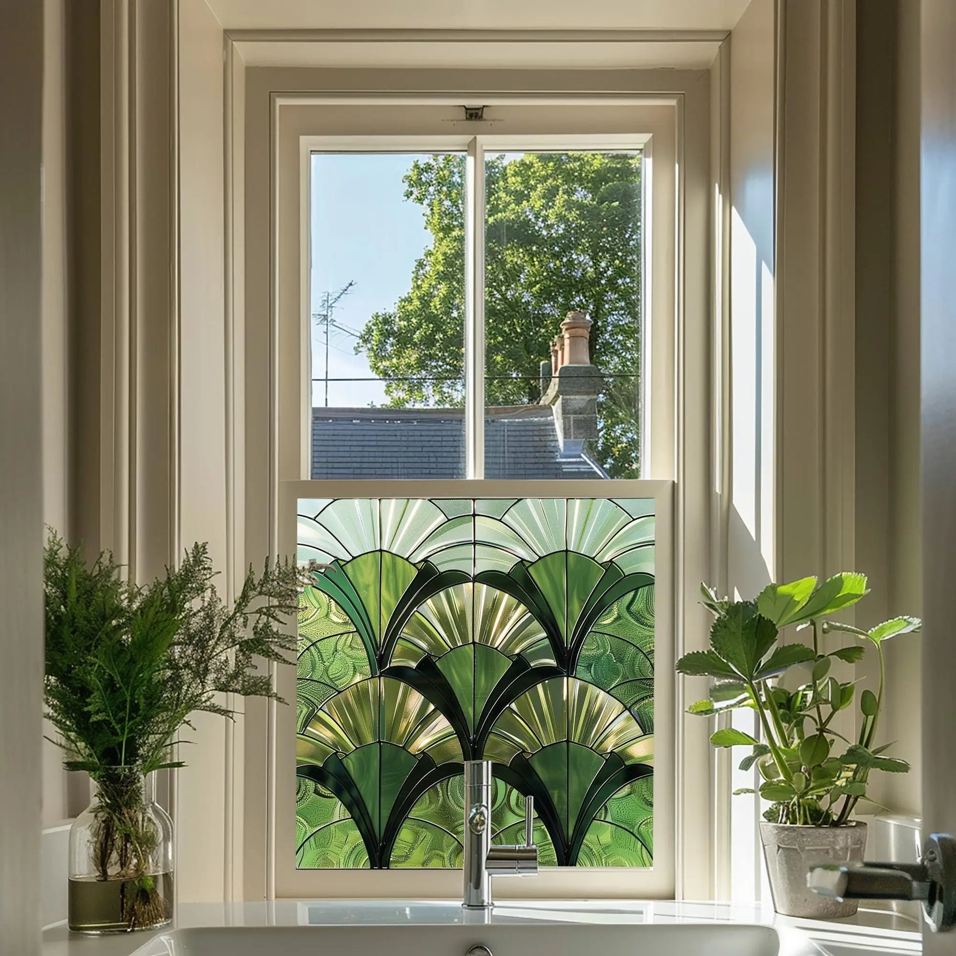 Mentana Stained Glass Privacy Window Film Creative Windows