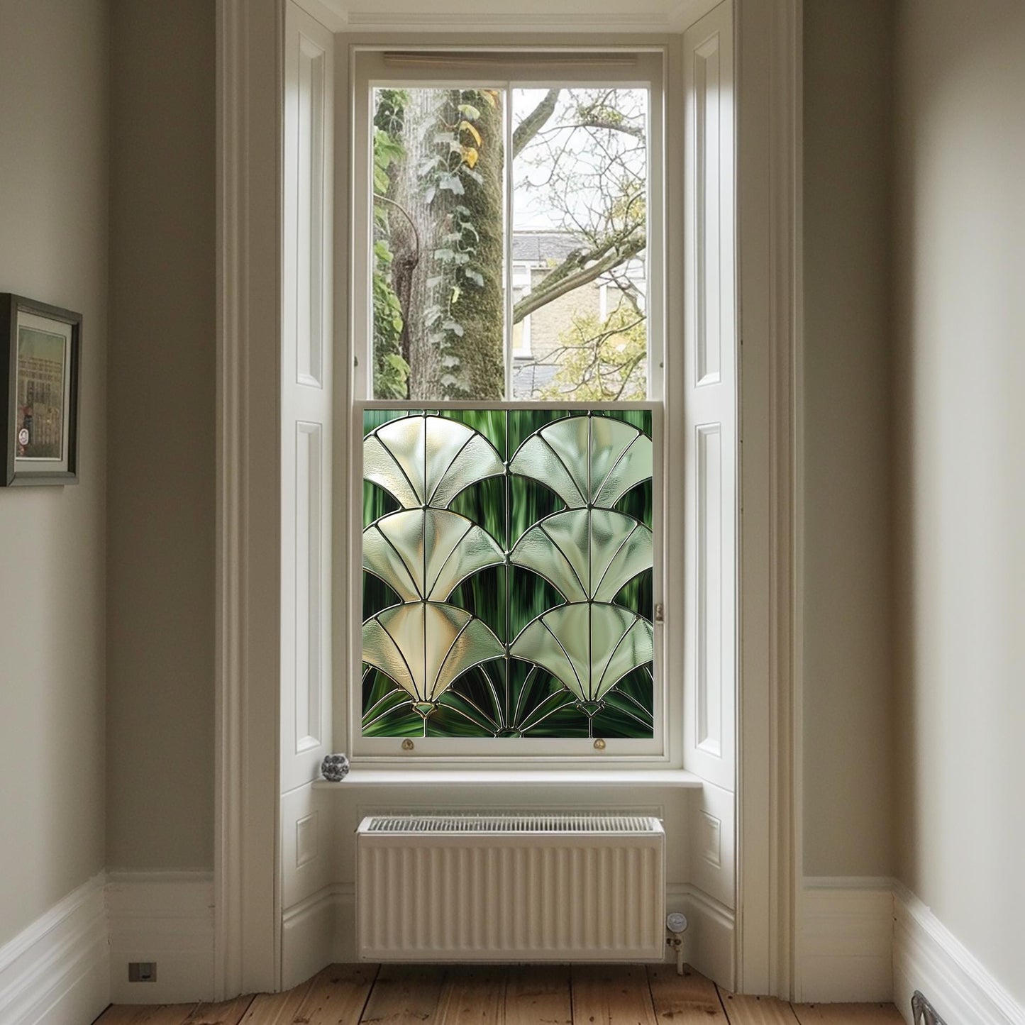 Privacy Window Film, Privacy Window Film Green, Privacy Window Film Stained Glass, Window Film Privacy, Window Film For Bathroom Creative Windows