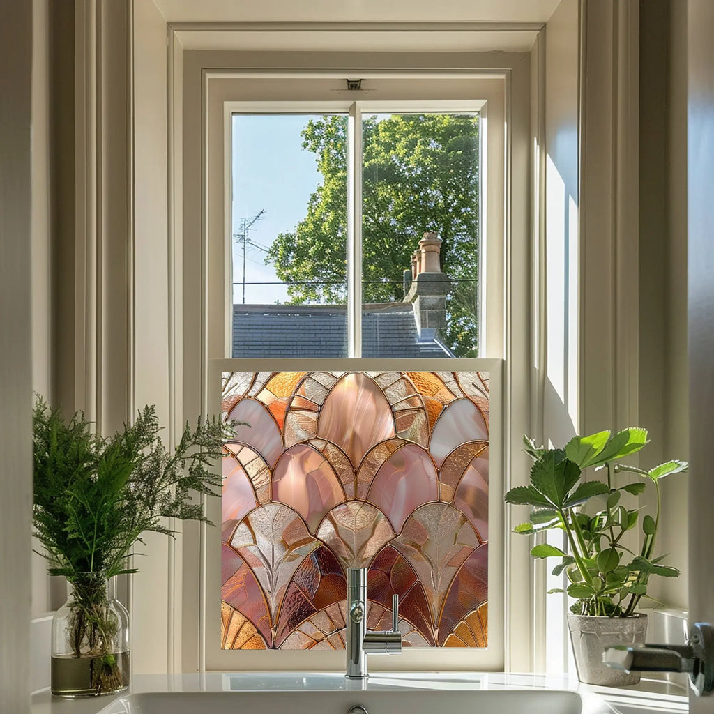 Vinchio Stained Glass Privacy Window Film Creative Windows