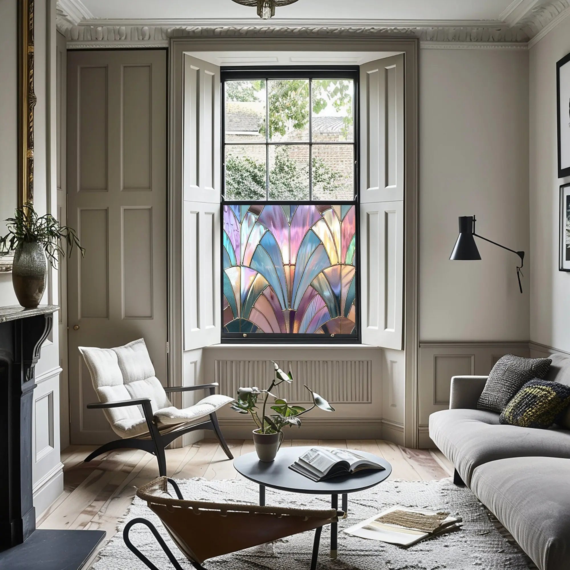 Salorno Privacy Stained Glass Window Film Creative Windows