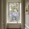 Window Film, Privacy Window Film, Art Deco Window Film, Decorative Window Film, Window, Front Door Window Film, Stained Glass Window Film Creative Windows