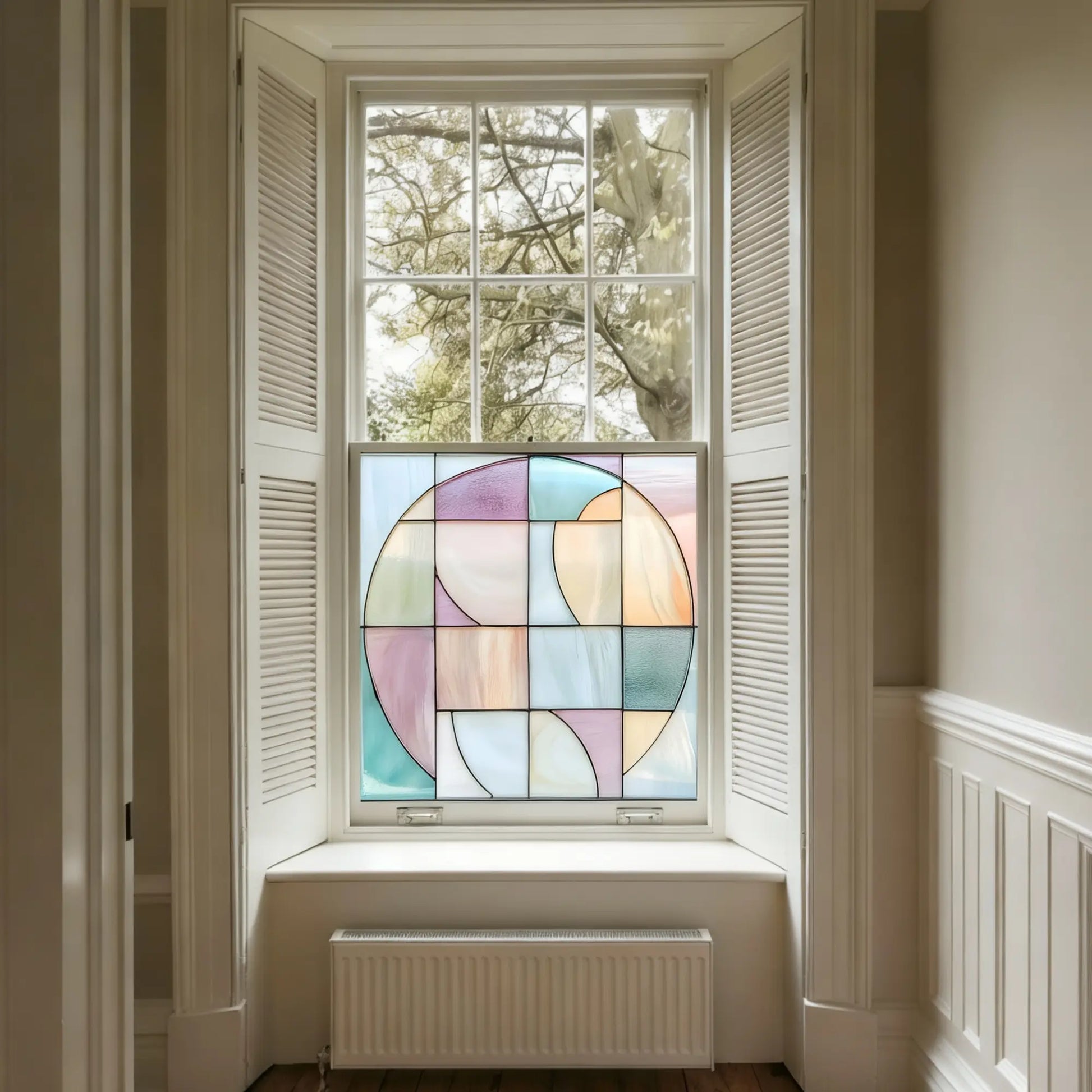 Cornaredo Stained Glass Privacy Window Film Creative Windows