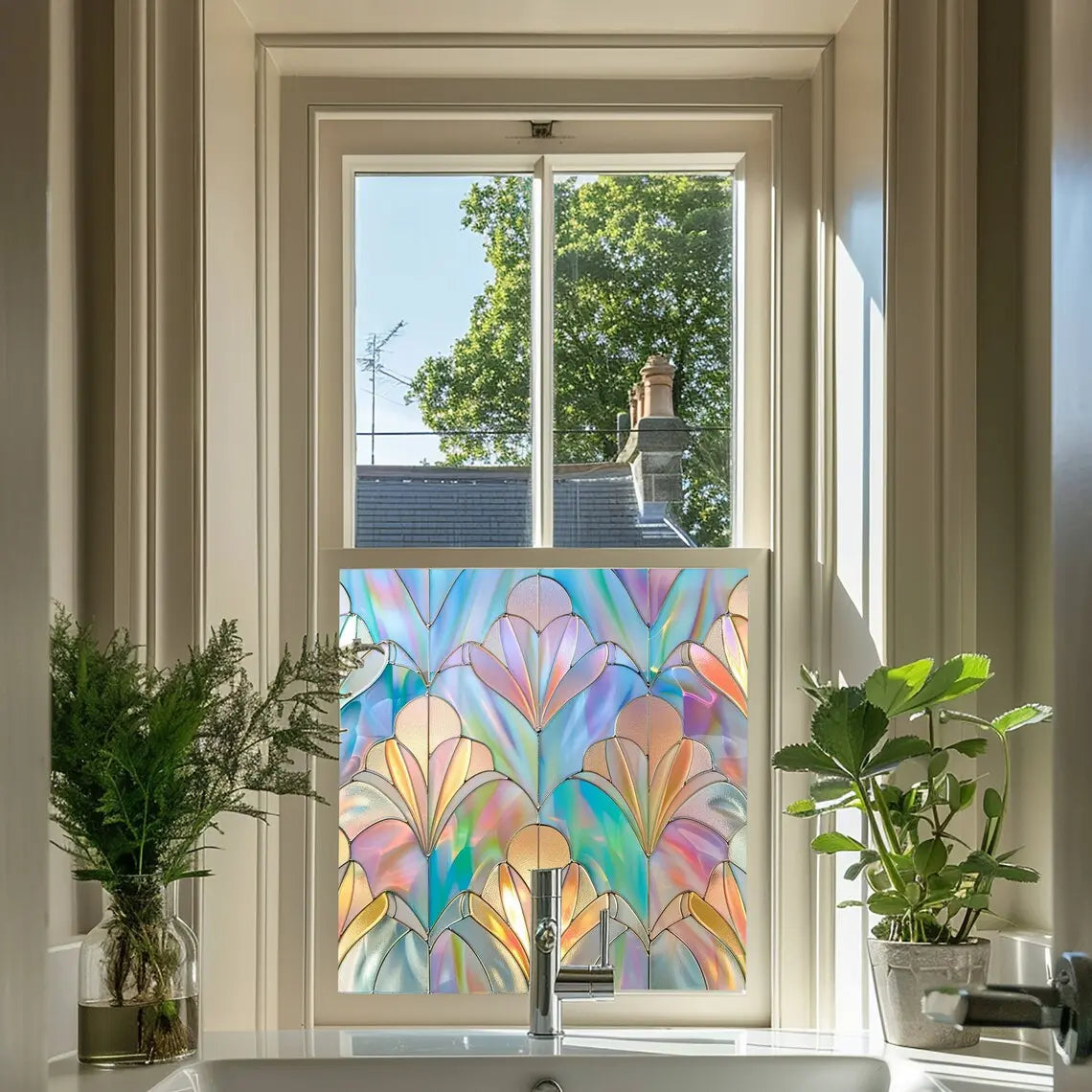 Bagnaria Stained Glass Window Film Creative Windows