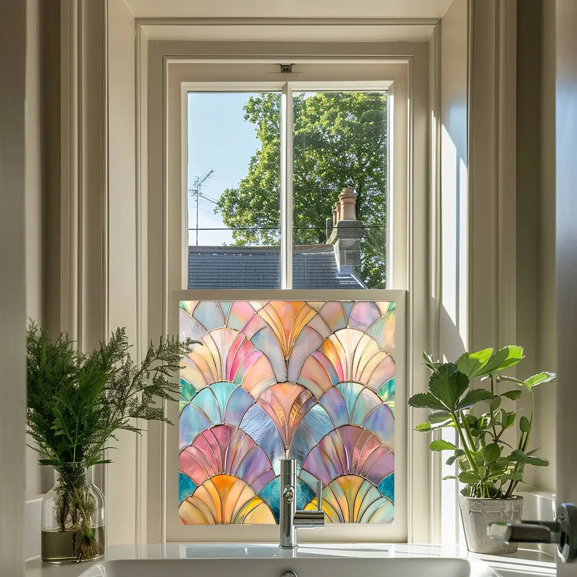 Badolato Stained Glass Window Film Creative Windows