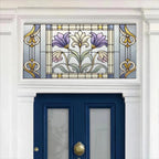 Curtarolo Art Nouveau Stained Glass Transom Film Creative Windows