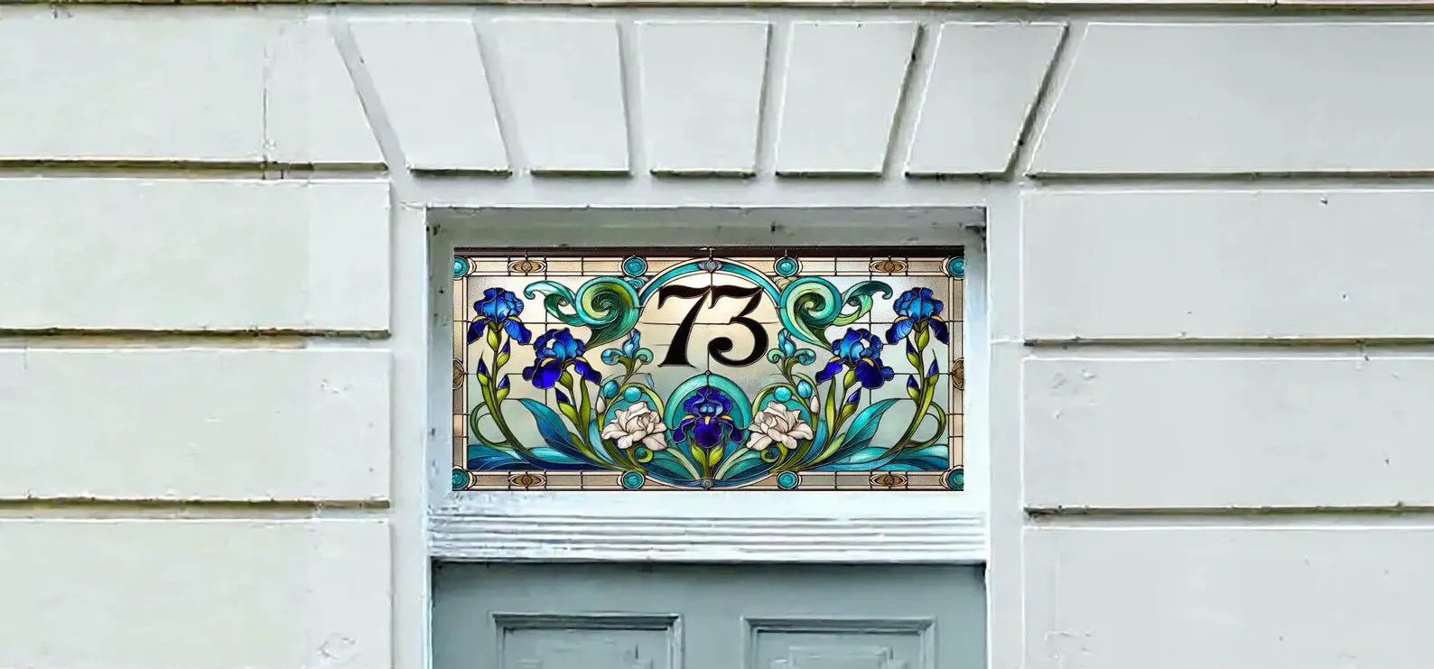 Curno Classic Art Nouveau Transom Window Film Creative Windows