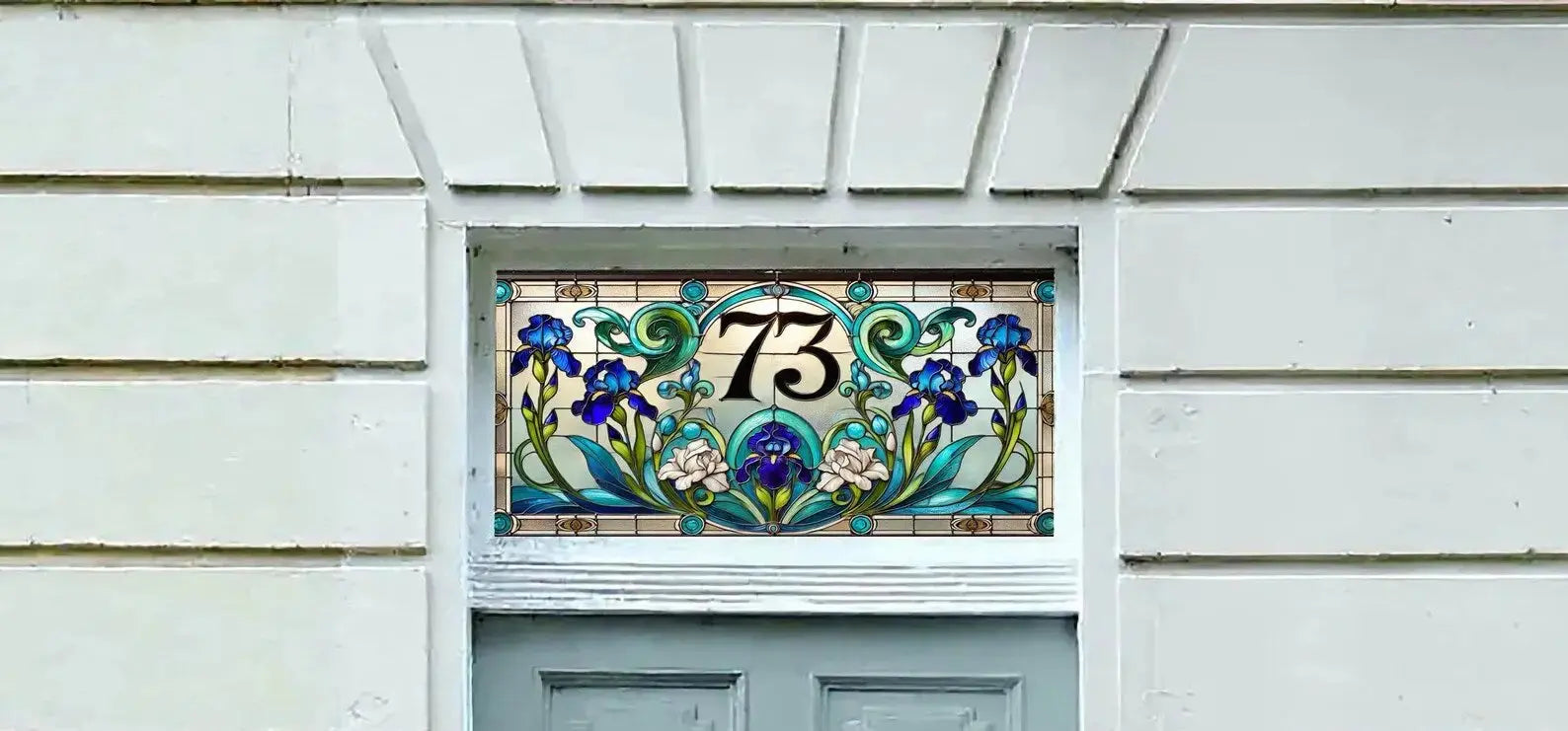 Curno Classic Art Nouveau Transom Window Film Creative Windows