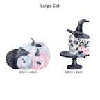 Reusable Gothic Halloween Window Decals: Double-Sided Spooky Clings Creative Windows