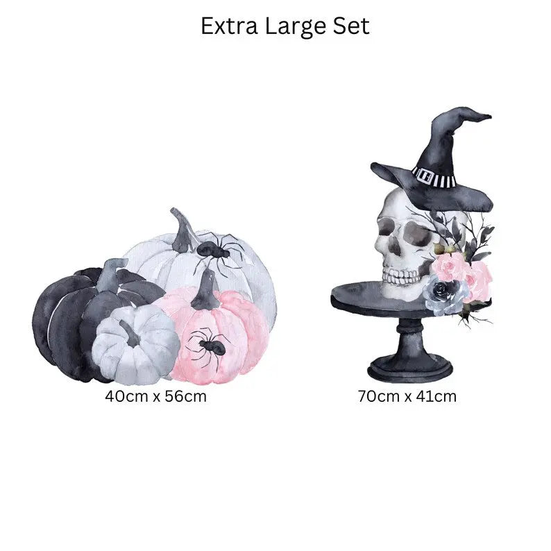 Reusable Gothic Halloween Window Decals: Double-Sided Spooky Clings Creative Windows