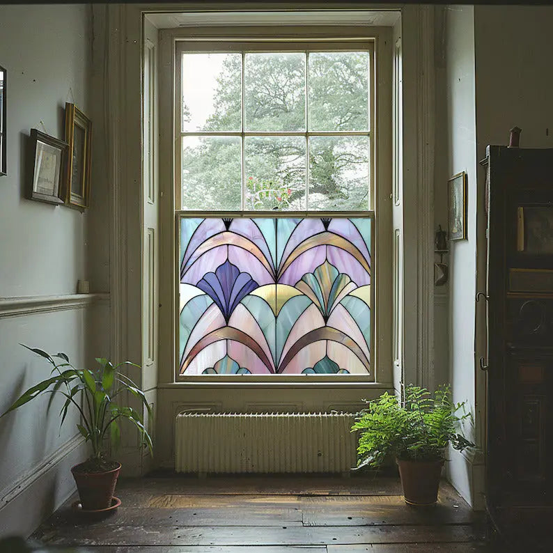 Fidenza Art Deco Stained Glass Window Film