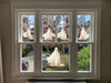 Halloween Window Clings: Spooky Ghosts, Bats, Haunted House Decorations Creative Windows