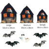 Reusable Halloween Window Stickers: Ghost, Witch, Pumpkin Designs Creative Windows