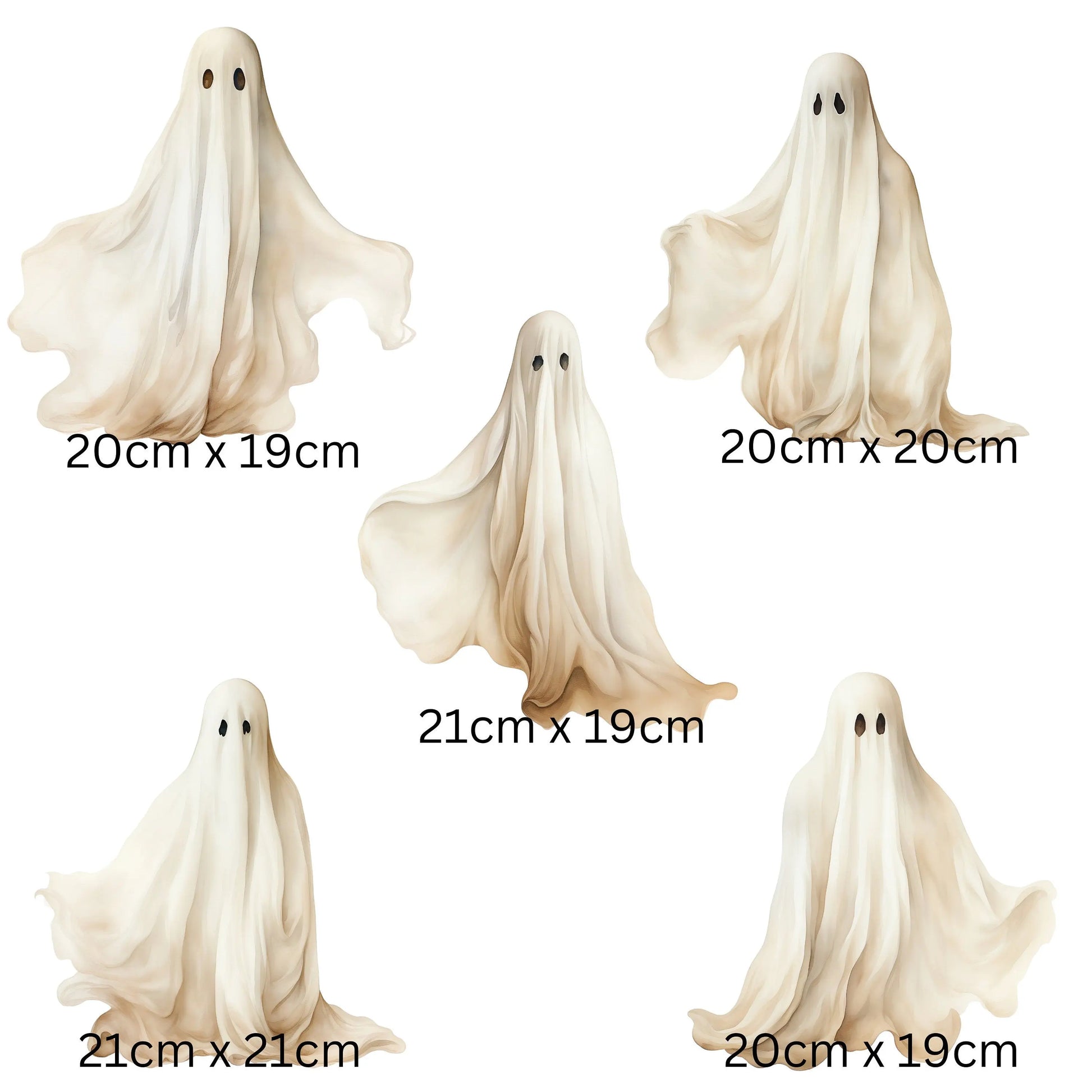 Halloween Window Clings: Spooky Ghosts, Bats, Haunted House Decorations Creative Windows