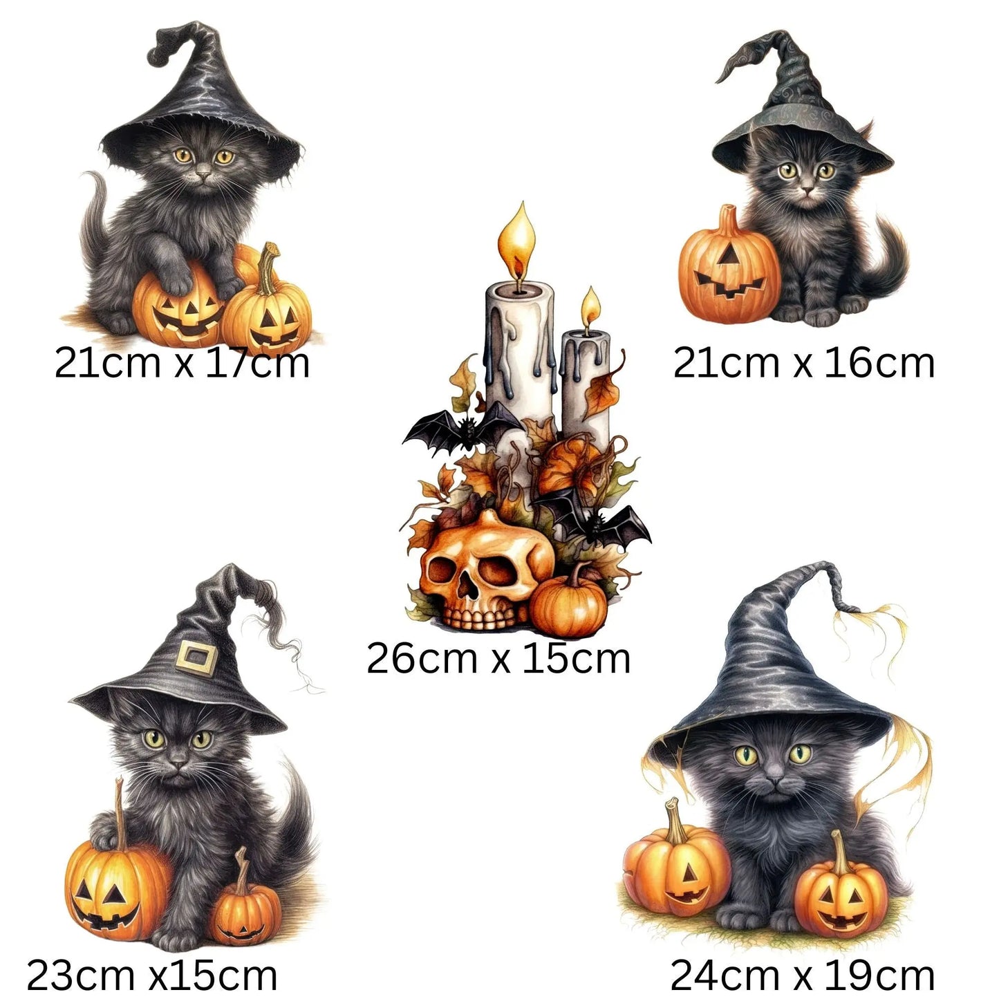 Halloween Black Cat Window Stickers: Spooky Removable Decals Creative Windows