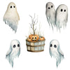 Reusable Halloween Window Stickers: Ghost, Witch, Pumpkin Designs Creative Windows