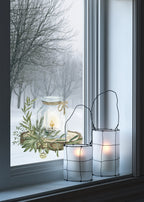 Transform Your Home with Festive Christmas Candle Window Stickers - Add Cosy Ambiance to Your Holiday Decorations!" Candle Window Stickers Creative Windows
