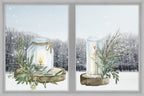 Transform Your Home with Festive Christmas Candle Window Stickers - Add Cosy Ambiance to Your Holiday Decorations!" Candle Window Stickers Creative Windows
