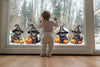 Halloween Black Cat Window Stickers: Spooky Removable Decals Creative Windows