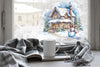 Christmas Window Decal, Christmas Window Stickers, Christmas Window, Christmas Window Decorations, Christmas Window Christmas Scene Creative Windows