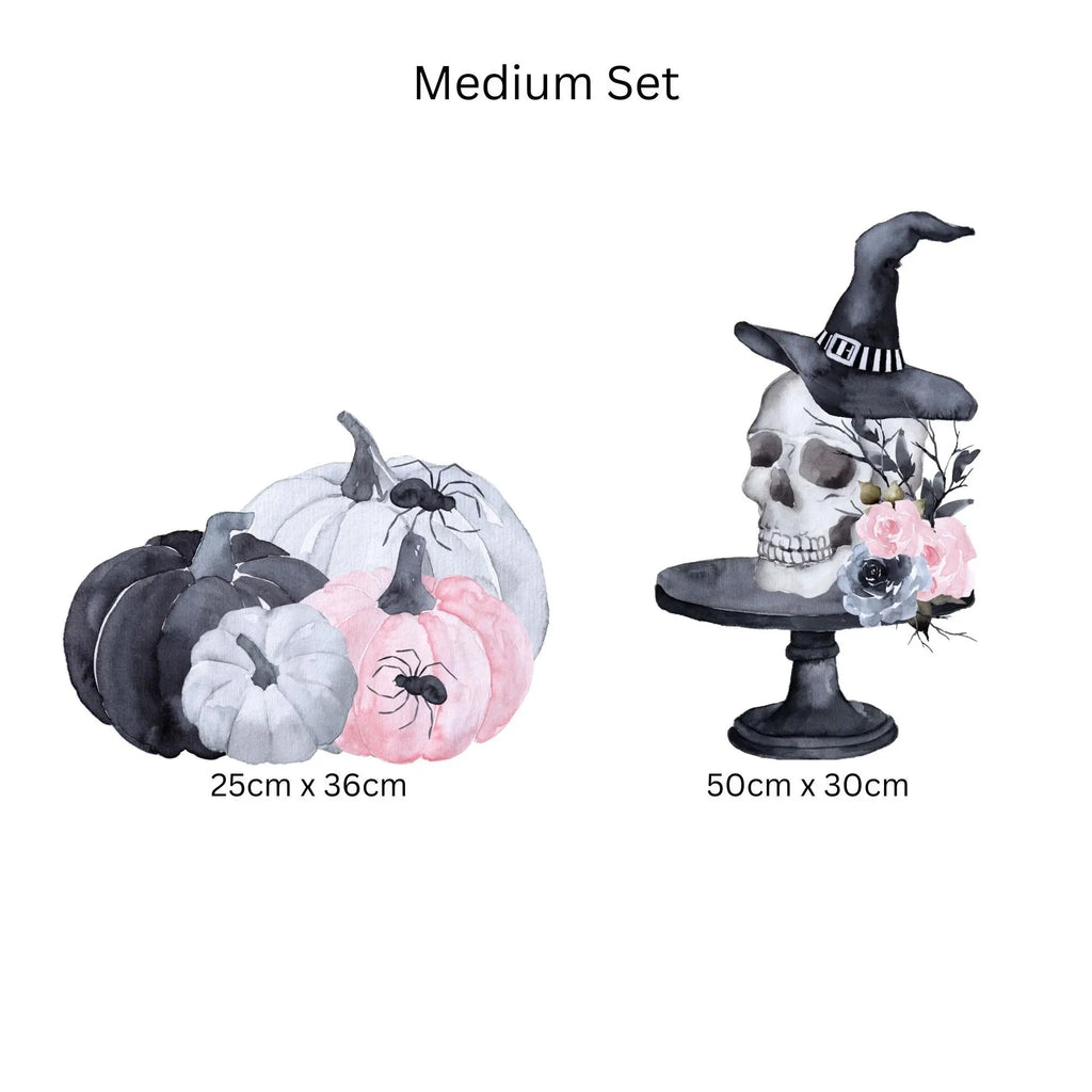 Reusable Gothic Halloween Window Decals: Double-Sided Spooky Clings Creative Windows