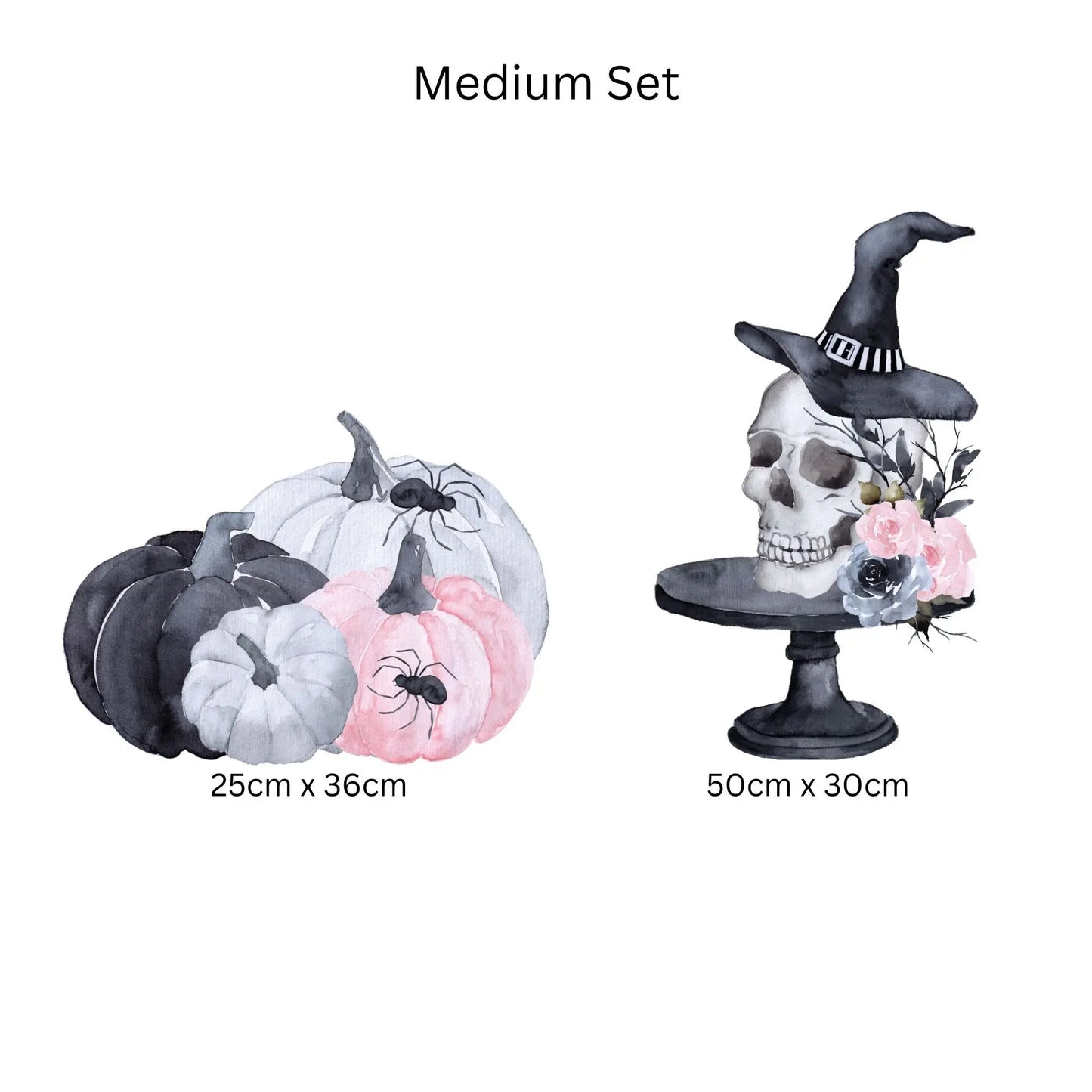 Reusable Gothic Halloween Window Decals: Double-Sided Spooky Clings Creative Windows