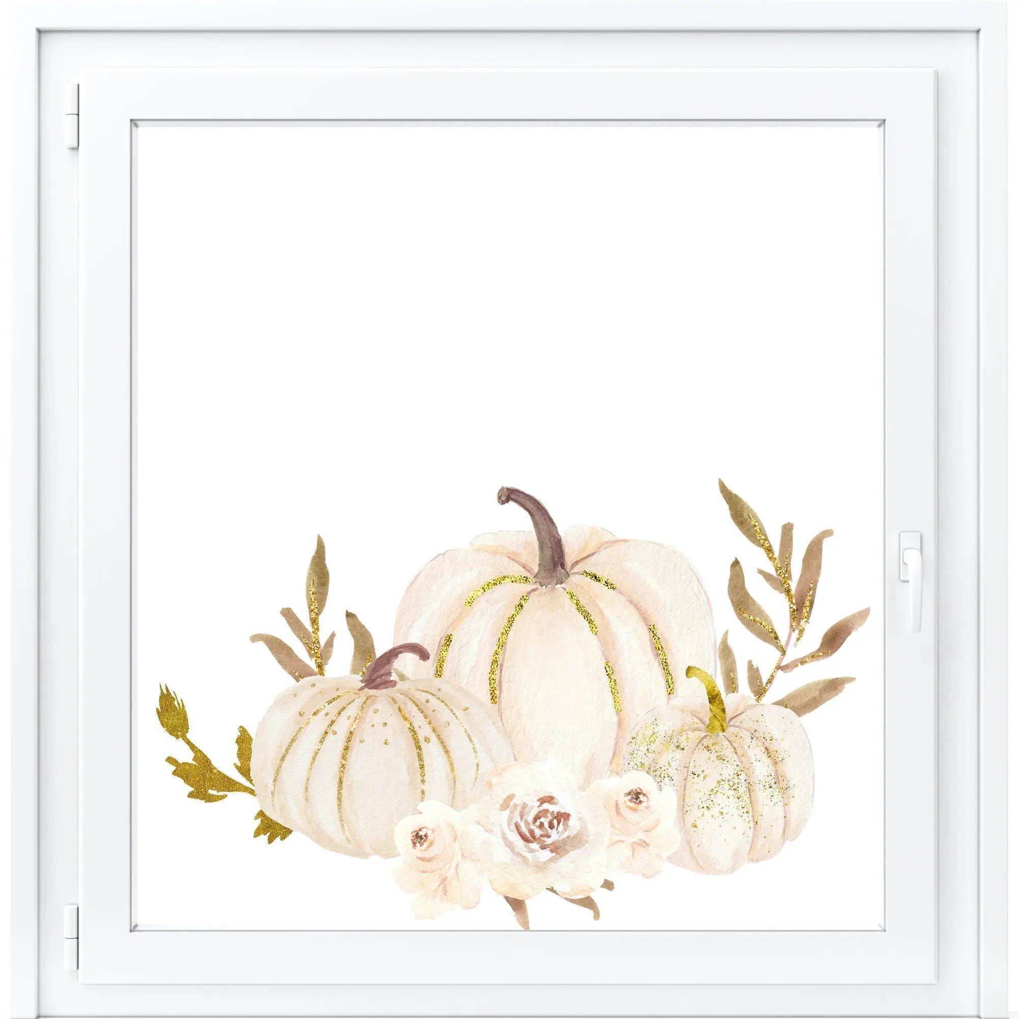 Reusable Pumpkin Window Clings: Double-Sided Autumn Decals Creative Windows