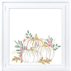 Pumpkin window Decals, Autumn window stickers, Halloween Window Decorations, Autumn window clings, Reusable Pumpkin Stickers Creative Windows