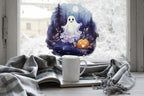 Halloween Window Stickers, Double-Sided Reusable Halloween Window Stickers, Halloween Window Decals, Halloween Window Decorations, Ghosts Creative Windows