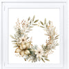 Christmas Wreath Window Sticker, Double-Sided Christmas Wreath Window Sticker, Christmas Scene Window Sticker, Christmas Window Cling Creative Windows