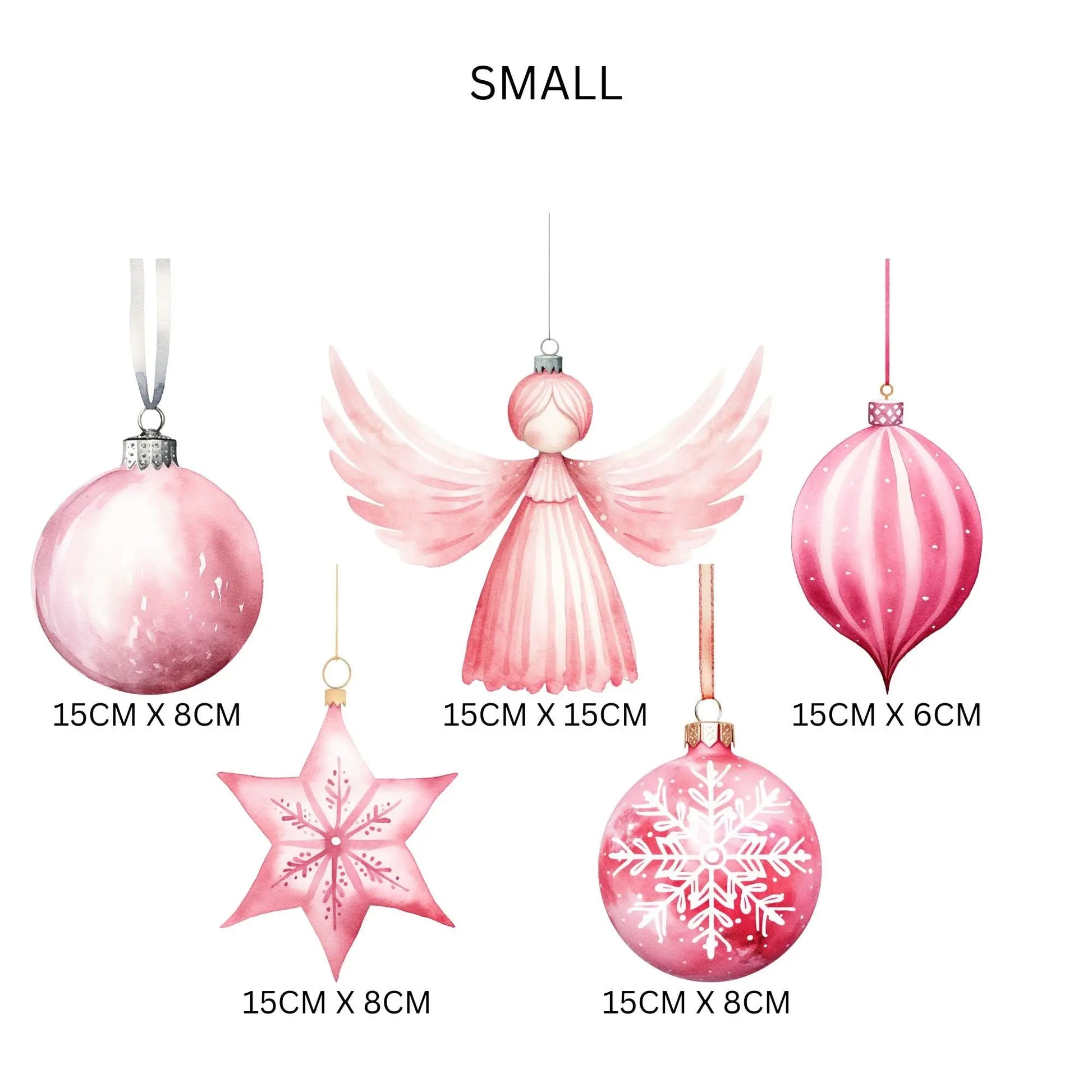 Christmas Bauble Window Sticker Set, Christmas Window Stickers, Christmas Window Decorations, Bauble Window Stickers, Bauble Stickers, reuse Creative Windows
