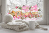 Christmas Window Sticker, Christmas Winter Scene Window Sticker, Double-Sided Reusable Christmas Window Sticker! Christmas Window Decal, Creative Windows