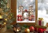Christmas Window Sticker, Christmas London Sticker, Double-Sided Reusable Christmas Window Sticker! Christmas Window Decal, Christmas Decals Creative Windows