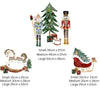 Christmas Window Sticker, Christmas Nutcracker Window Sticker, Double-Sided Reusable Christmas Window Sticker! Christmas Window Decal, Creative Windows