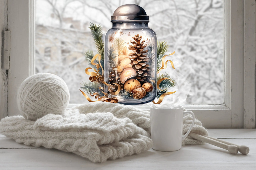 Christmas Window Sticker, Christmas Winter Scene Window Sticker, Double-Sided Reusable Festive Window Sticker! Christmas Window Decal, Creative Windows