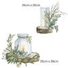 Transform Your Home with Festive Christmas Candle Window Stickers - Add Cosy Ambiance to Your Holiday Decorations!" Candle Window Stickers Creative Windows