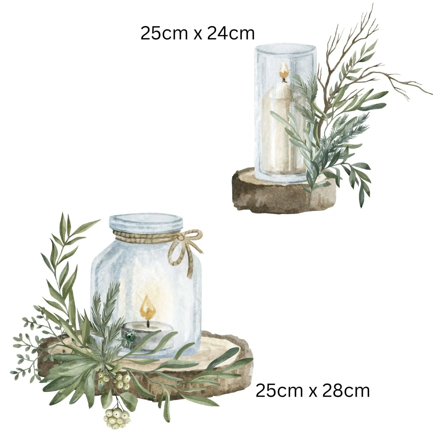 Transform Your Home with Festive Christmas Candle Window Stickers - Add Cosy Ambiance to Your Holiday Decorations!" Candle Window Stickers Creative Windows