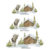 Bring the Magic Home with Double-Sided Reusable Christmas scene Window Stickers! Christmas Window Decal, Christmas Window Decorations Creative Windows