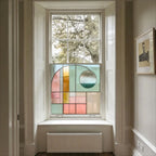 Contemporary Stained Glass Privacy Film