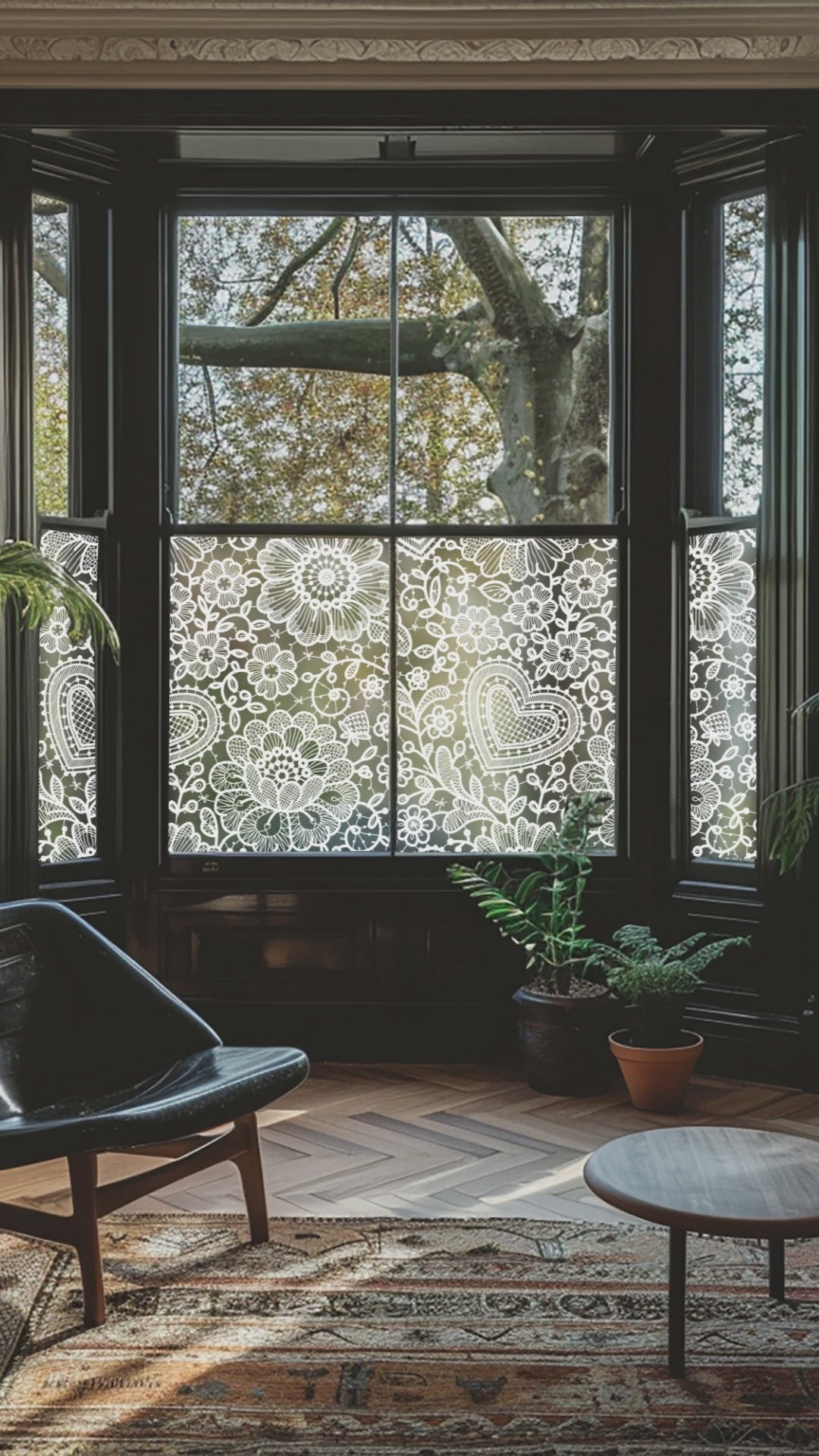 Jesi Floral Patterned Window Film